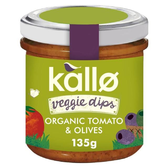 Kallo Veggie Dips Organic Tomato &amp;amp; Olive   135g
