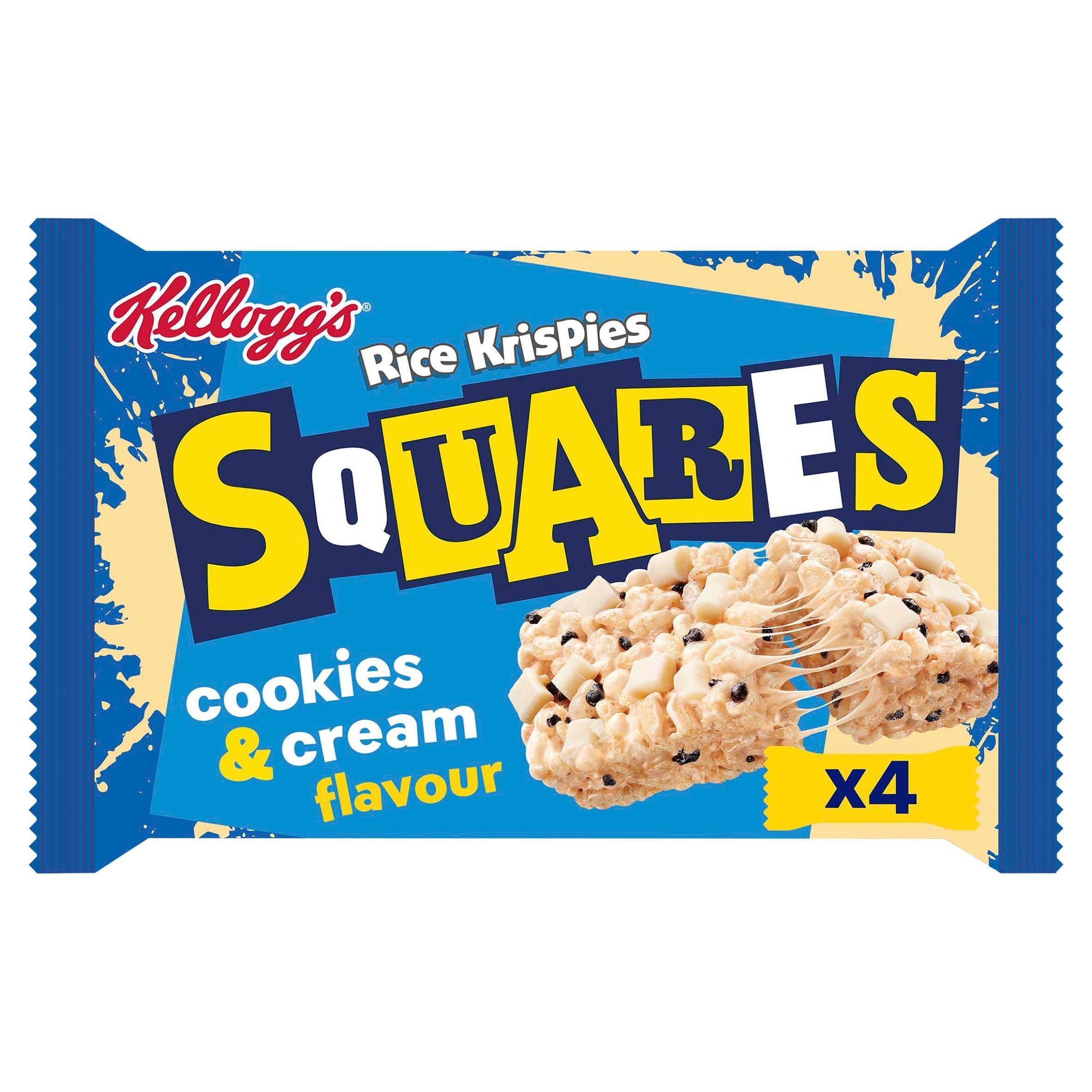 Kellogg's Rice Krispies Squares Cookies &amp;amp; Cream Bar 136g