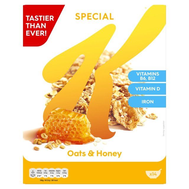 Kellogg's Special K Oats &amp;amp; Honey Breakfast Cereal    420g