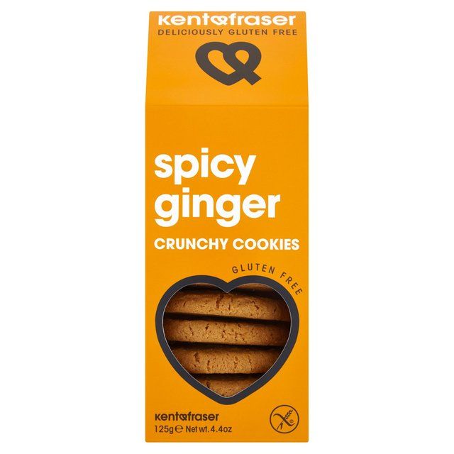 Kent &amp;amp; Fraser Gluten Free Spicy Ginger Crunchy Cookies   125g