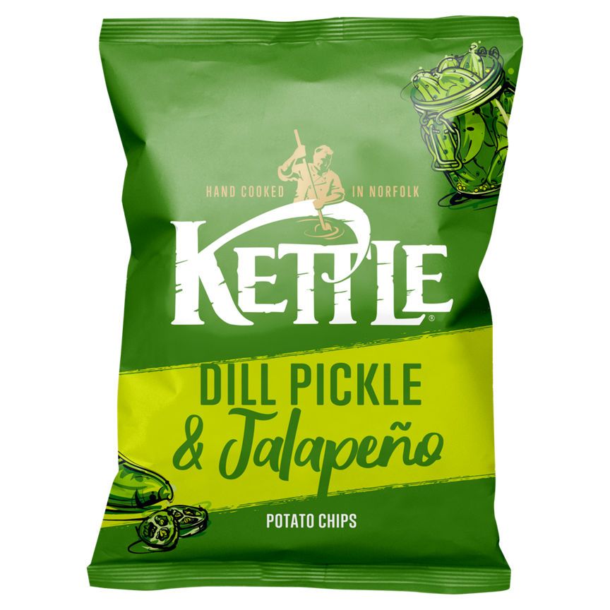 Kettle Dill Pickle &amp;amp; Jalape&amp;ntilde;o Sharing Crisps