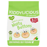 Kiddylicious Apple &amp;amp; Carrot Melty Buttons 5 x 6g (30g)