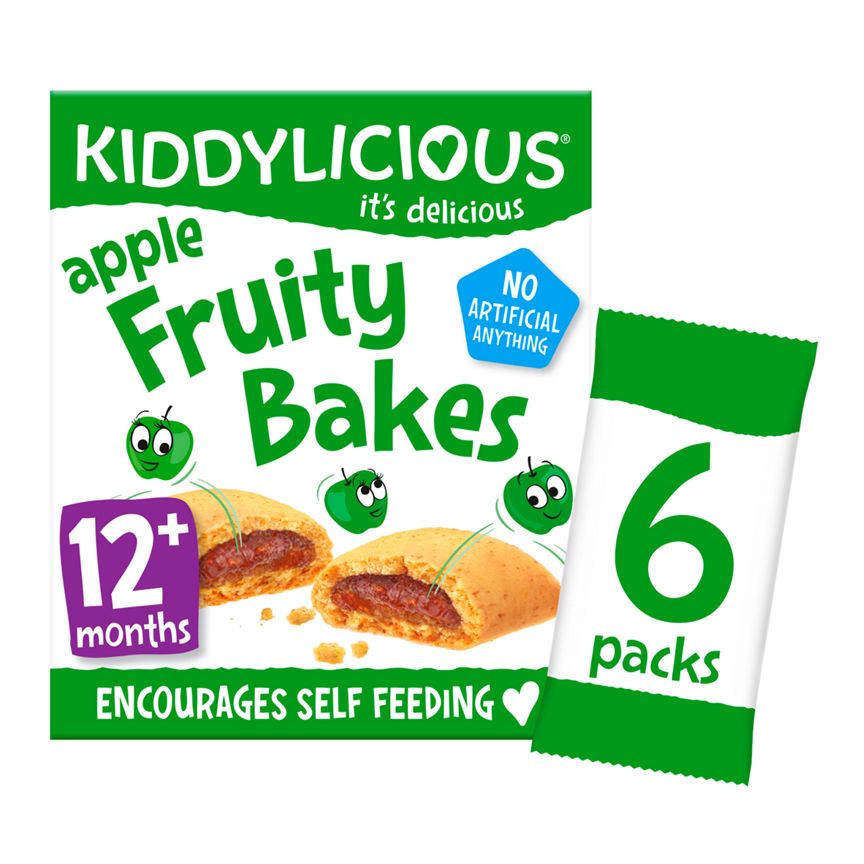 Kiddylicious Apple Fruity Bakes 12+ Months