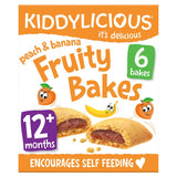 Kiddylicious Peach &amp;amp; Banana Fruity Bakes 6x