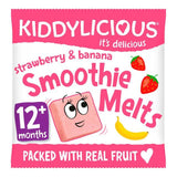 Kiddylicious Strawberry &amp;amp; Banana Smoothie Melts Baby Snacks   6g