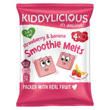 Kiddylicious Strawberry &amp;amp; Banana Smoothie Melts Multipack 4x6g