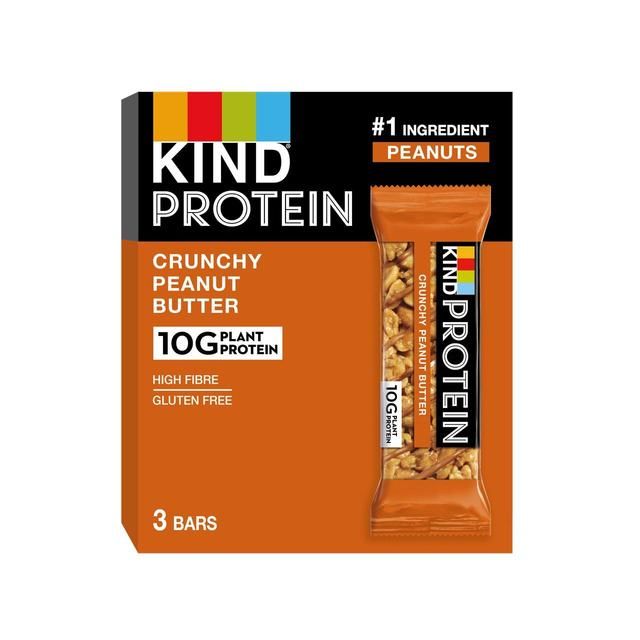 KIND Protein Crunchy Peanut Butter Snack Bars Multipack   3 x 42g