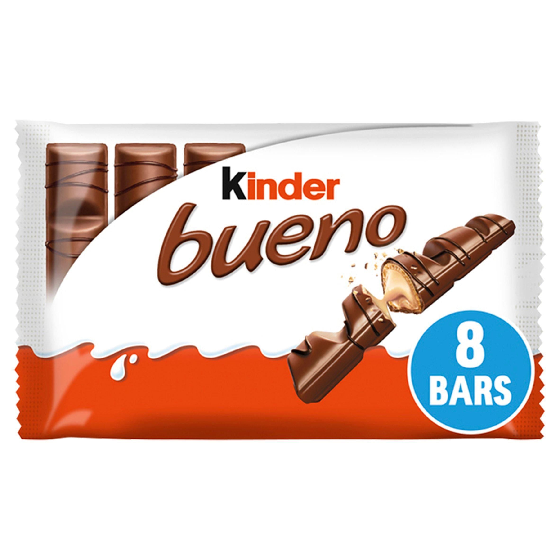 Kinder Bueno Milk Chocolate &amp;amp; Hazelnuts Bars Multipack 4x43g