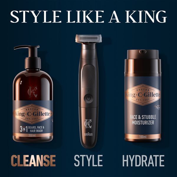 King C. Gillette Beard Shampoo &amp;amp; Face Wash, 350ml