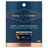 King C. Gillette Shave &amp;amp; Edge Razor Blades   3 per pack
