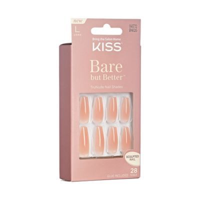 Kiss Bare But Better Nails Nude Drama