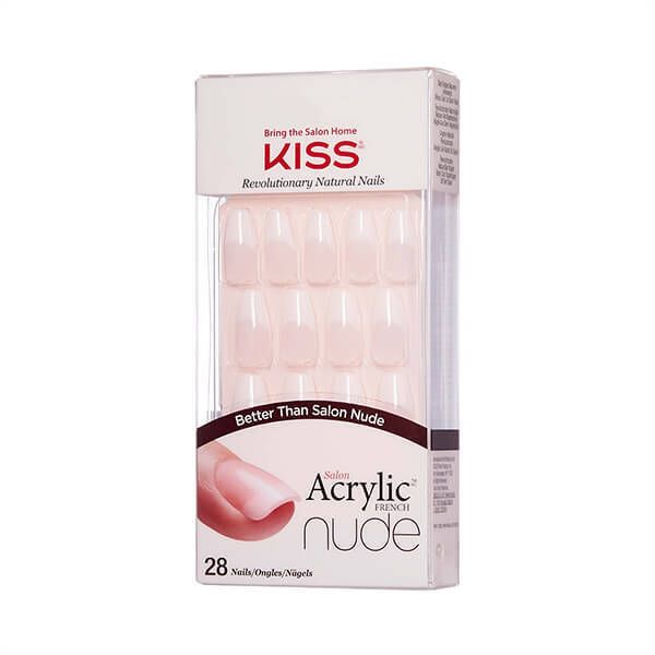 Kiss Salon Acrylic Nude Nails Leilani