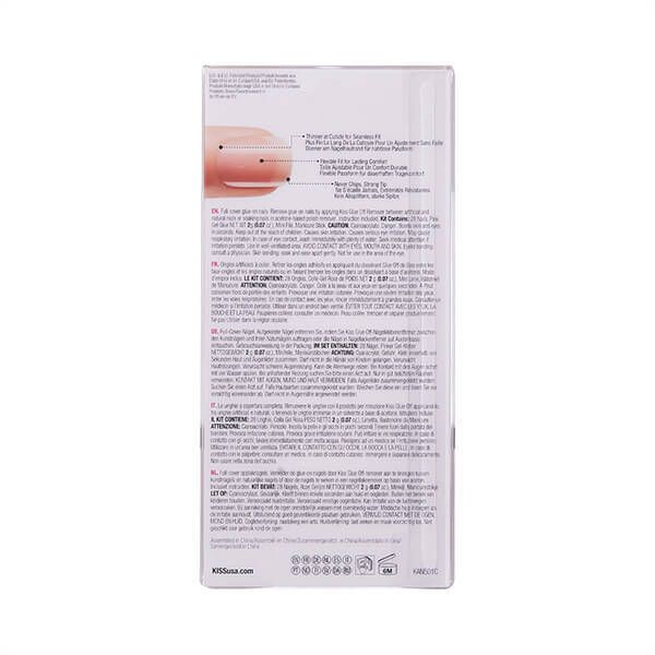 Kiss Salon Acrylic Nude Nails Leilani