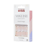 Kiss Voguish Fantasy French Nails - Bisous
