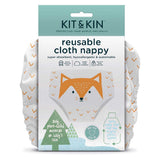 Kit &amp;amp; Kin Reusable Cloth Nappy (Fox Design)