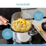 KitchenCraft Large Chip Fryer &amp;amp; Basket
