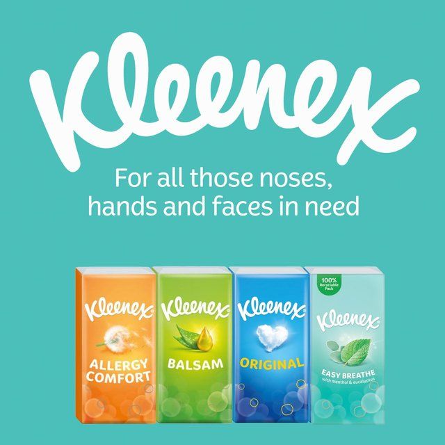 Kleenex Easy Breathe Tissues Pocket  Pack   6 x 9 per pack