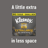 Kleenex Extra Large Tissues Compact Box    4 x 44 per pack