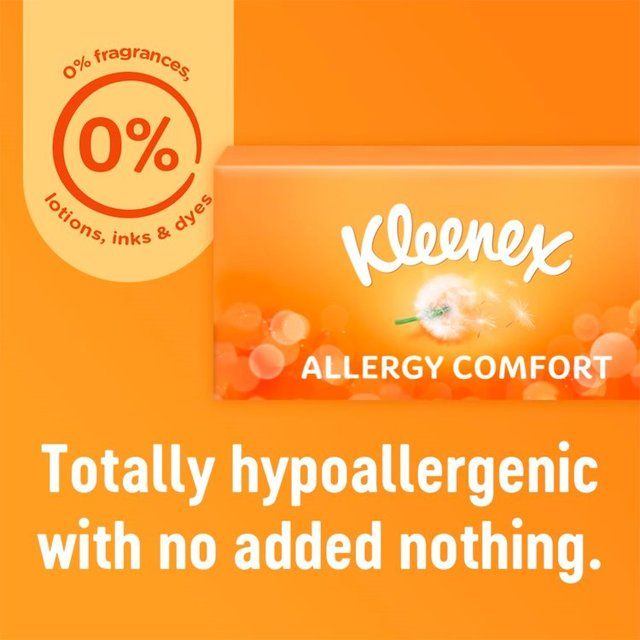Kleenex Hayfever Allergy Comfort Facial Tissues - Twin Box   2 x 56 per pack
