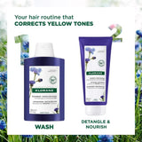 Klorane Anti-yellow Shampoo with Organic Centaury for White and Grey Hair   200ml