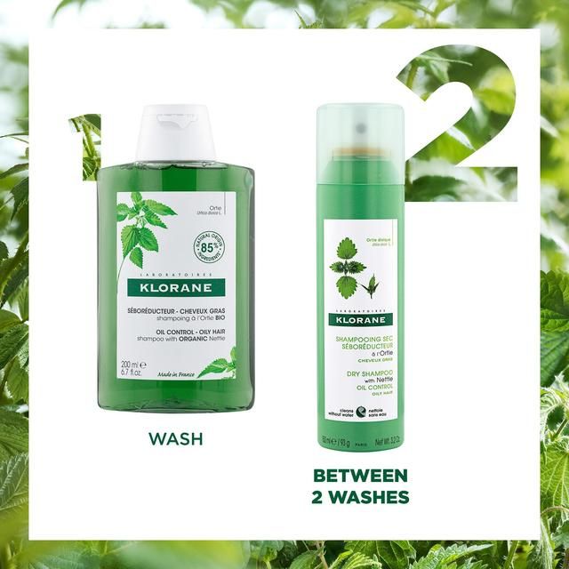 Klorane Purifying Dry Shampoo with Nettle for Oily Hair   150ml