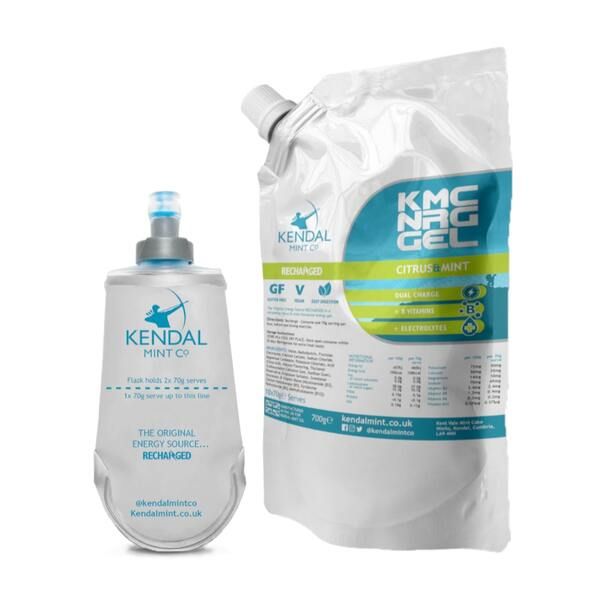 KMC Energy Gel Refill Citrus &amp;amp; Mint + Flask Bundle