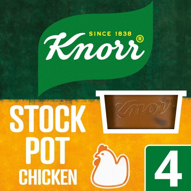 Knorr 4 Chicken Stock Pot   4 x 28g