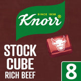 Knorr 8 Rich Beef Stock Cubes   8 x 10g