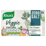 Knorr 8 Vegetable Zero Salt Stock Cubes   72g