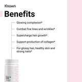 Known Good to Glow Hair, Skin &amp;amp; Nails Vegan Gummies x 60