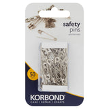 Korbond Care &amp;amp; Repair Safety Pins Assorted Sizes 50 Pins