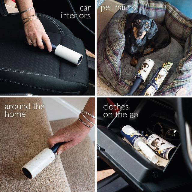 Korbond Pet Hair Lint Roller &amp;amp; Refill Set - 99 Sheets