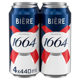 Kronenbourg 1664 Lager Beer Cans   4 x 440ml