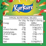 Kurkure Chilli Chatka Sharing Snacks Crisps   100g