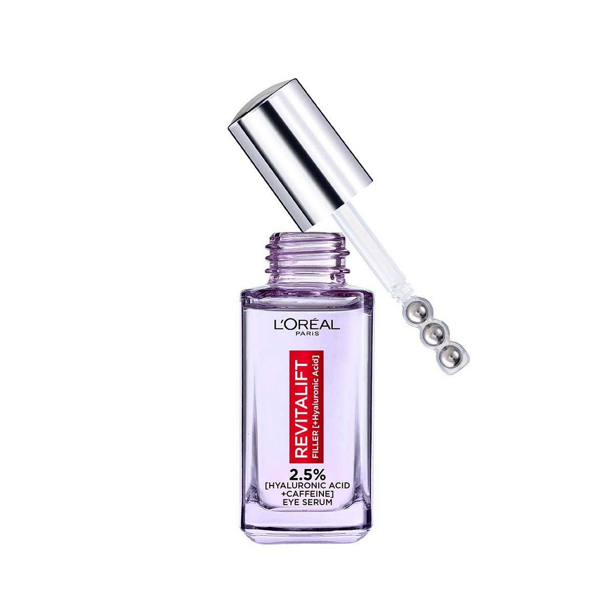 L'Or&amp;eacute;al Paris 2.5% Hyaluronic Acid and Caffeine Eye Serum, Revitalift Filler Eye Serum &amp;ndash; 20ml