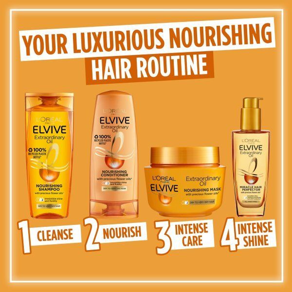 L'Or&amp;eacute;al Paris Elvive Oil Shampoo for Dry Hair 250ml