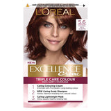 L&amp;rsquo;Or&amp;eacute;al Paris Excellence Cr&amp;egrave;me Permanent Hair Dye, Up to 100% Grey Hair Coverage, 5.6 Natural Rich Auburn