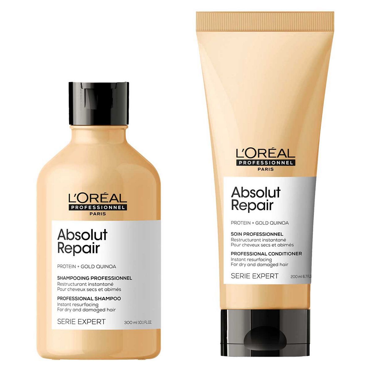 L'or&amp;eacute;al Professionnel Serie Expert Absolut Repair Shampoo And Conditioner Duo For Dehydrated Hair