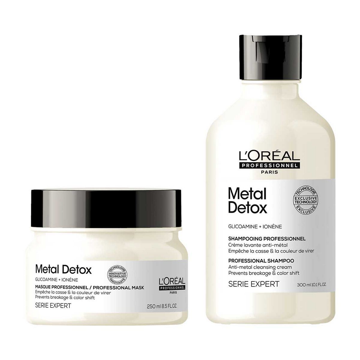 L'or&amp;eacute;al Professionnel Serie Expert Metal Detox Shampoo and Hair Mask Duo