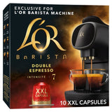 L'OR BARISTA Double Espresso XXL Coffee Pods Intensity 7   10 per pack