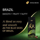 L'OR Brazil Coffee Beans Intensity 6   500g