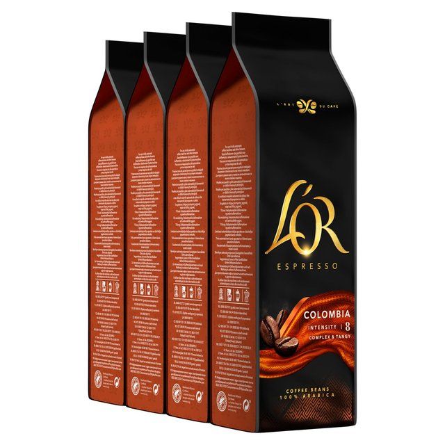 L'OR Colombia Coffee Beans Intensity 8   500g