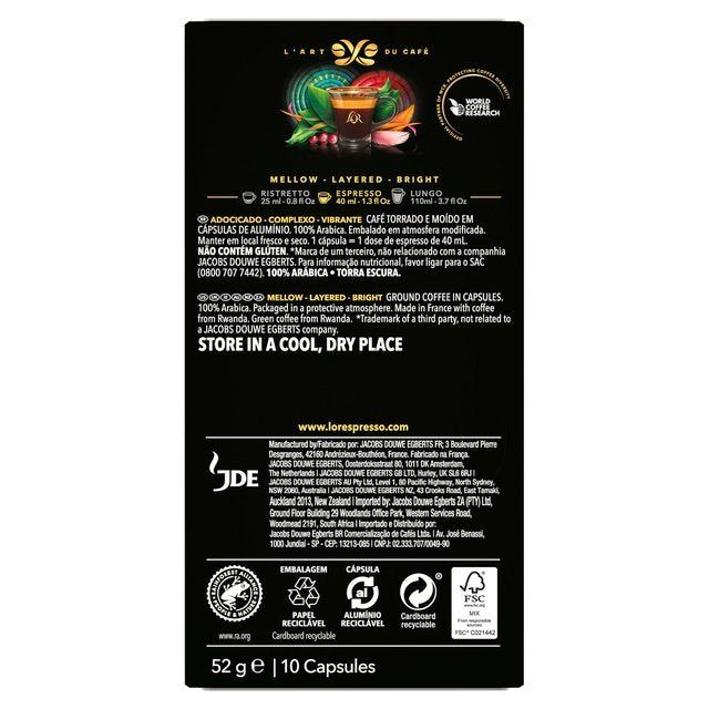 L'OR Limited Creations Coffee Pods   10 per pack