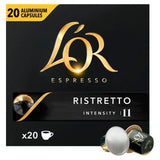 L'OR Ristretto Coffee Pods x20 Intensity 11   20 per pack