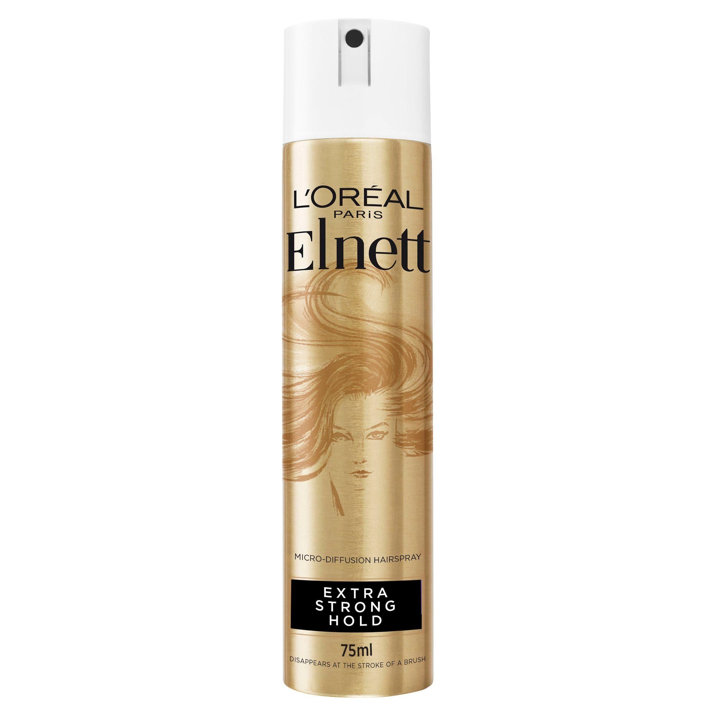 L'Oreal Elnett Extra Strong Hold Shine Hairspray 75ml