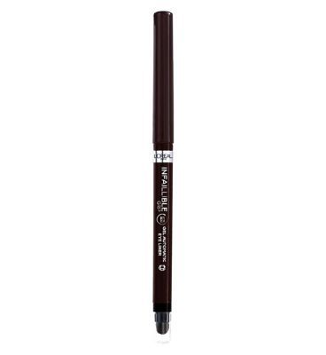 L&amp;rsquo;Oreal Infallible Grip 36h Gel Automatic Eyeliner, Semi Permanent Brown Denim