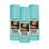L'Oreal Magic Retouch Golden Brown Temporary Instant Grey Root Concealer Spray Triple Pack - 3x75ml