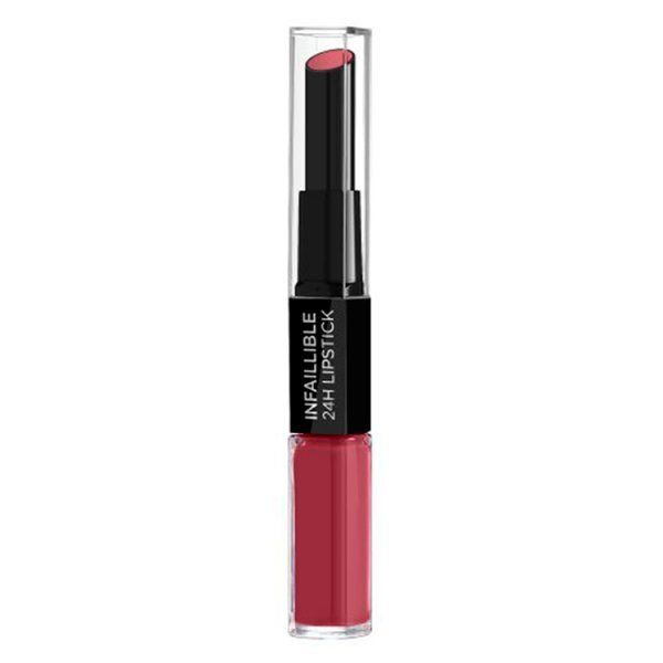 L'oreal Paris 2 Step Lipstick 502 Red To Stay Metro Proof Rose 804