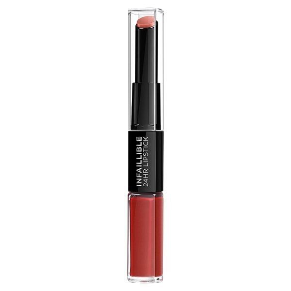 L'oreal Paris 2 Step Lipstick 502 Red To Stay Red Infaillible 506