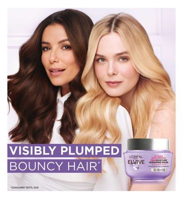 L'Oreal Paris Elvive Hydra Hyaluronic Hair Mask with Hyaluronic Acid for Dry Hair 300ml